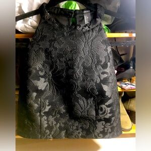 Cute floral mesh tank top piece